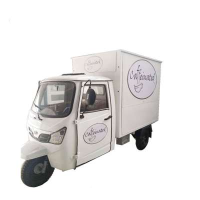 Mobile Food Tricycle 3 Wheels Ape Electric Ape Car Best Folding Coffee Food Truck